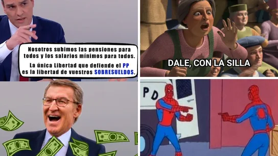Los memes del debate electoral cara a cara entre Sánchez y Feijóo Los memes del debate electoral cara a cara entre Sánchez y Feijóo