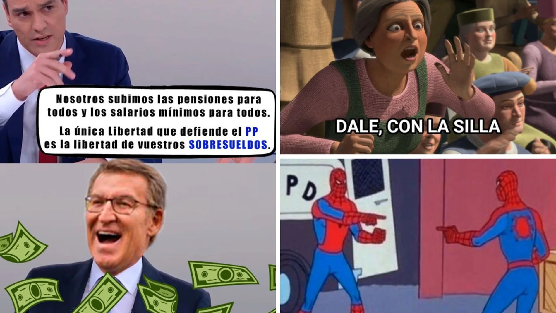 Los memes del debate electoral cara a cara entre Sánchez y Feijóo