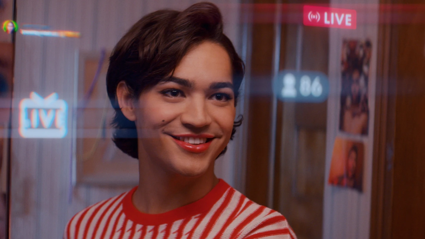 Miss Benny como Marco en una escena de 'El glamur'. Miss Benny como Marco en una escena de 'El glamur'.