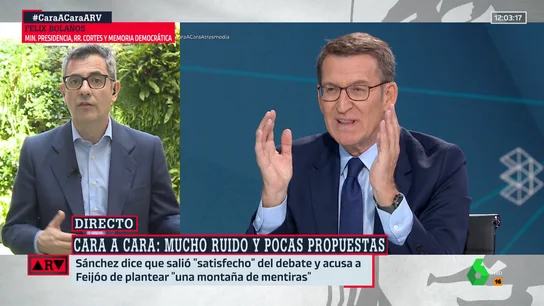 Félix Bolaños, en ARV Félix Bolaños, en ARV