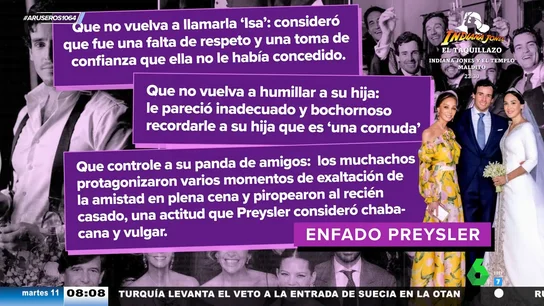 Las tres cosas que habrían enfadado a Isabel Presyler de Íñigo Onieva en su boda con Tamara Falcó Las tres cosas que habrían enfadado a Isabel Presyler de Íñigo Onieva en su boda con Tamara Falcó