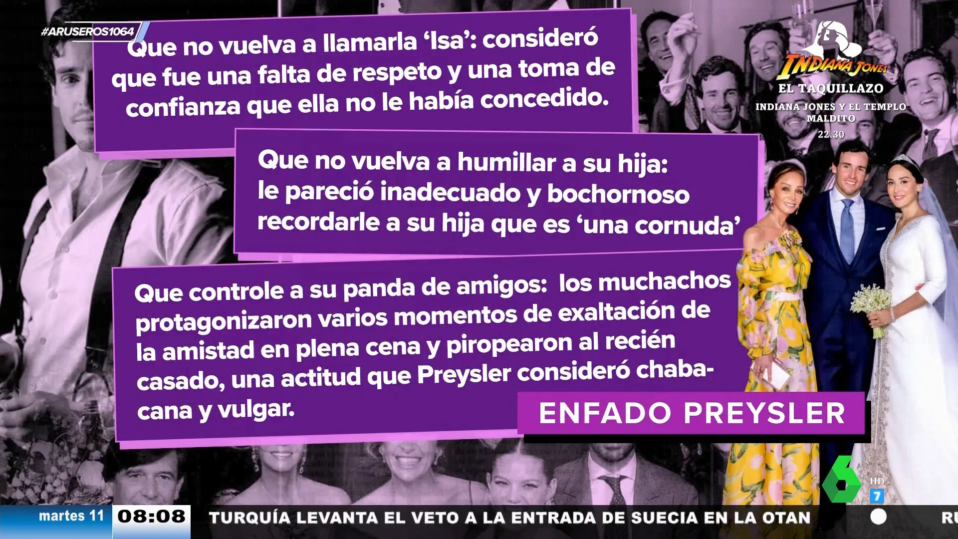 Las tres cosas que habrían enfadado a Isabel Presyler de Íñigo Onieva en su boda con Tamara Falcó