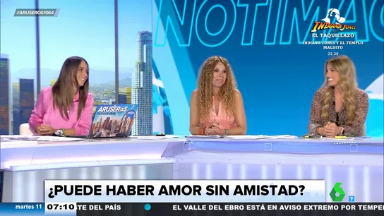 El dardo de Alfonso Arús a Angie Cárdenas en directo: "¿Por qué cuando salís con las amigas contáis cosas de la pareja?" El dardo de Alfonso Arús a Angie Cárdenas en directo: "¿Por qué cuando salís con las amigas contáis cosas de la pareja?"