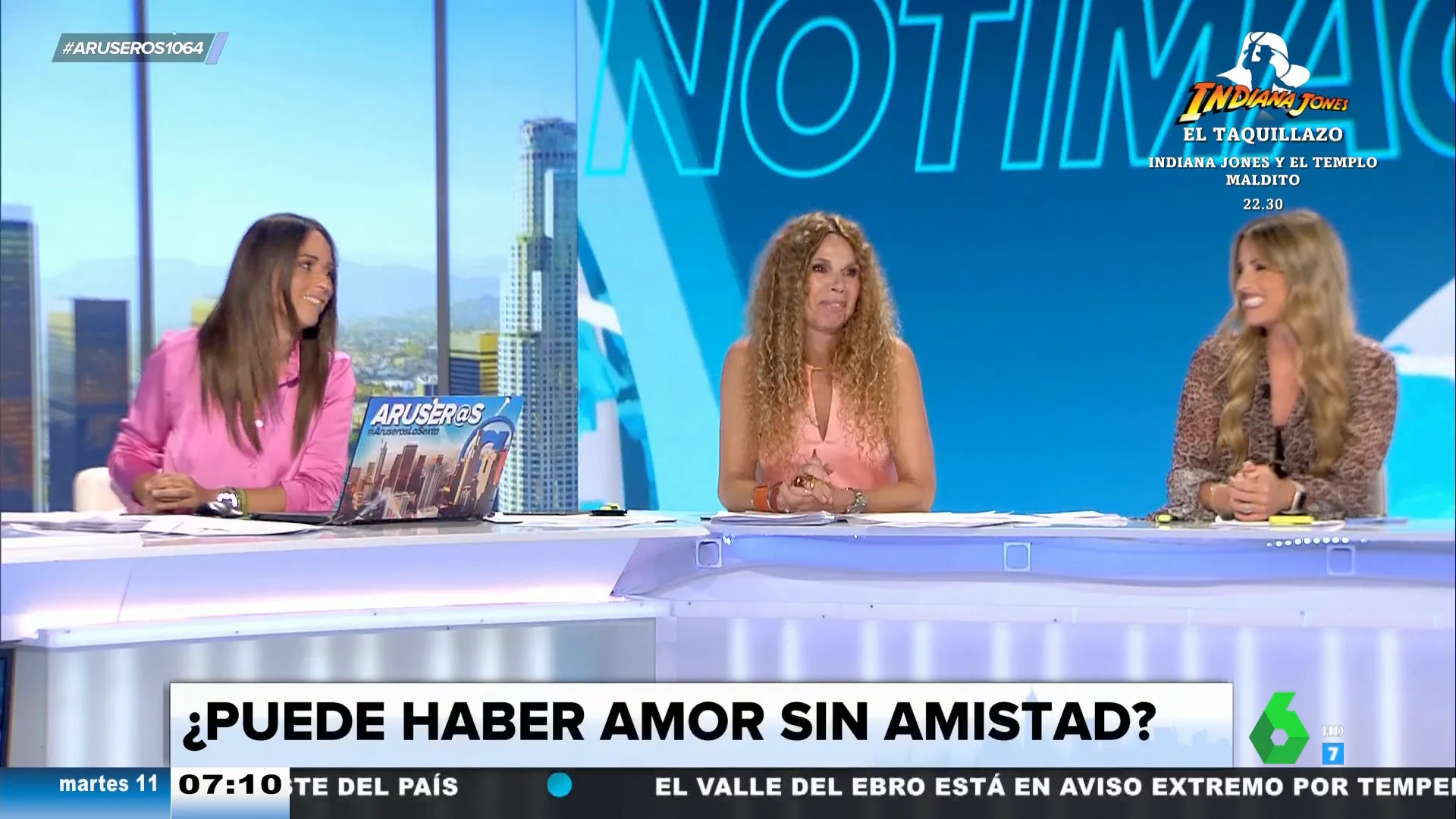 El dardo de Alfonso Arús a Angie Cárdenas en directo: "¿Por qué cuando salís con las amigas contáis cosas de la pareja?"