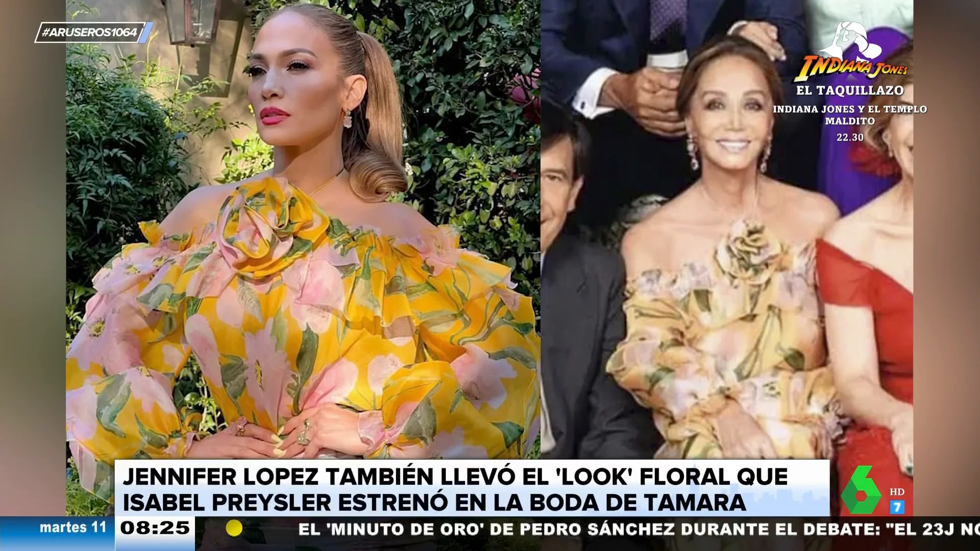 Isabel Preysler copió a Jennifer Lopez y Tamara Falcó recordó a Carmina Ordóñez: estos son los 'otros' vestidos de la boda