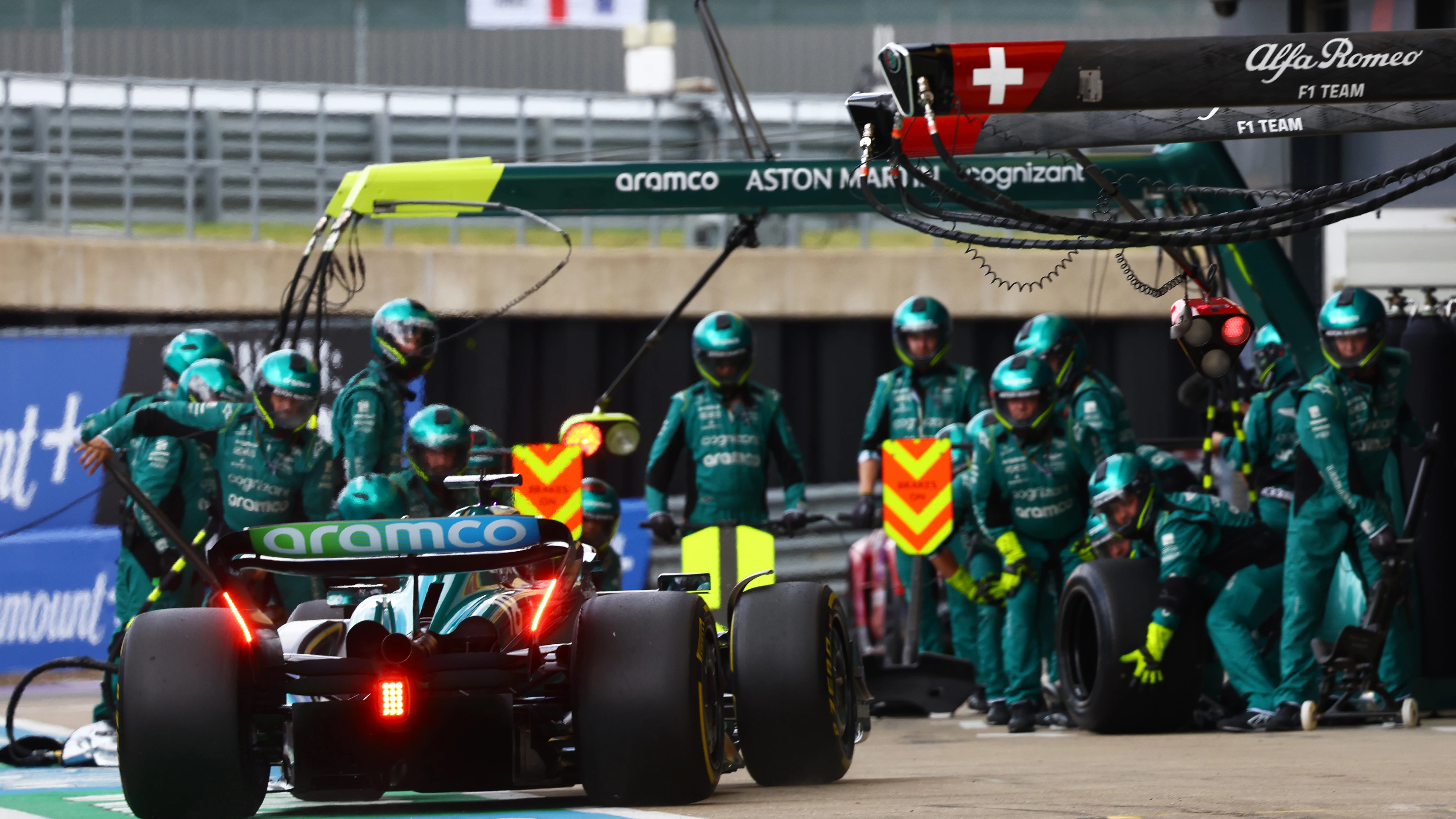 Aston Martin en el GP de Gran Bretaña de F1