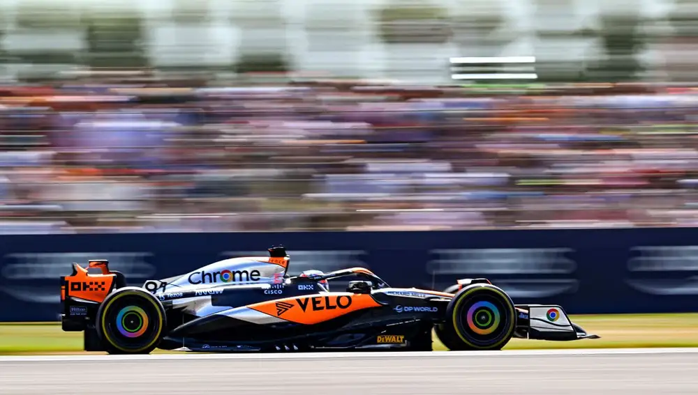 McLaren en el GP de Silverstone de 2023