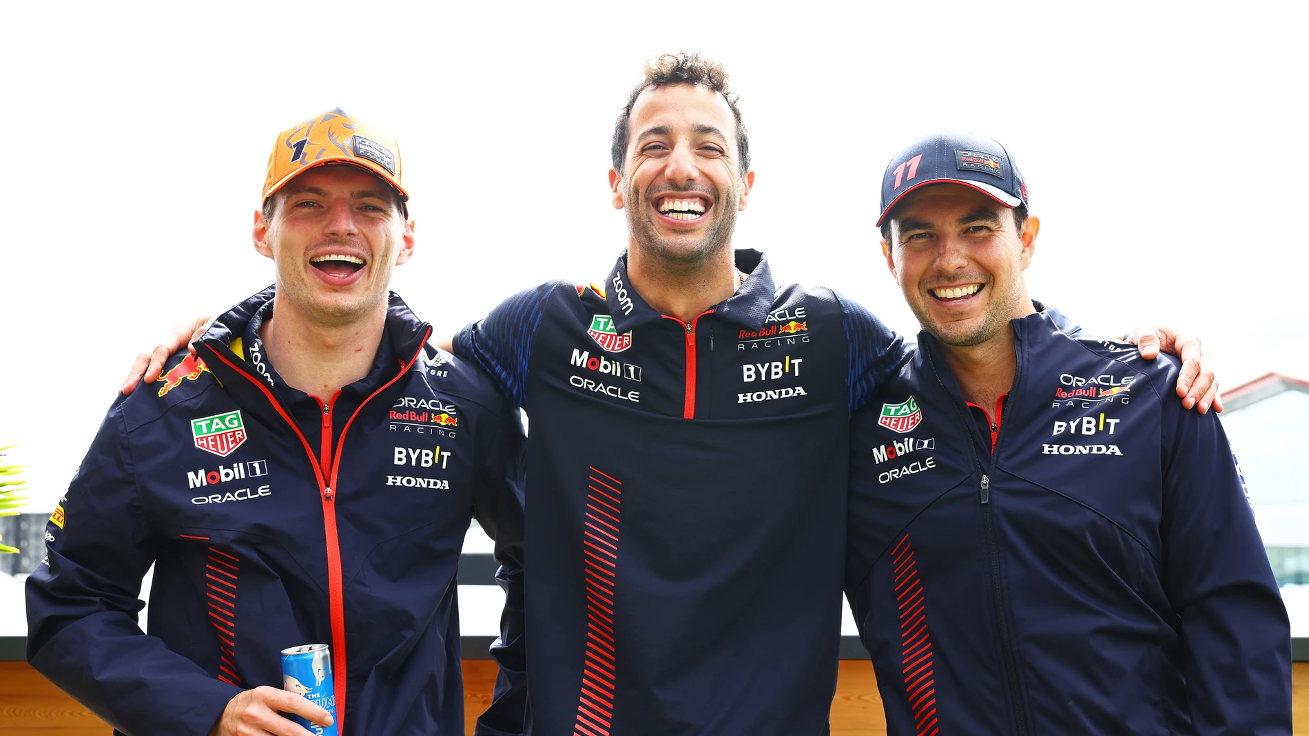 Verstappen, Ricciardo y Pérez
