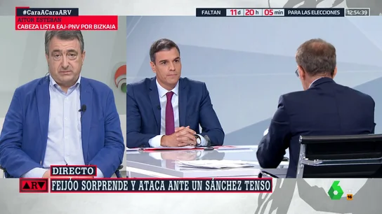 La crítica de Aitor Esteban al 'cara a cara' entre Sánchez y Feijóo: "Me decepcionó mucho" La crítica de Aitor Esteban al 'cara a cara' entre Sánchez y Feijóo: "Me decepcionó mucho"