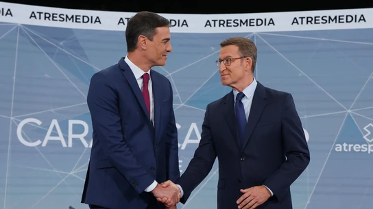 Las medias verdades, mentiras e imprecisiones de Sánchez y Feijóo en su debate cara a cara en Atresmedia Las medias verdades, mentiras e imprecisiones de Sánchez y Feijóo en su debate cara a cara en Atresmedia