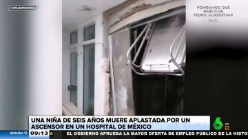 Muere una niña de seis años tras ser aplastada por un ascensor en un hospital de México