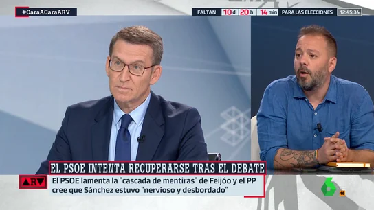 Antonio Maestre, tajante: "Feijóo ganó el debate porque fue sucio y deshonesto" Antonio Maestre, tajante: "Feijóo ganó el debate porque fue sucio y deshonesto"