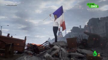 La 'parodia' de Joaquín Reyes de Macron por el día de la fiesta nacional de Francia