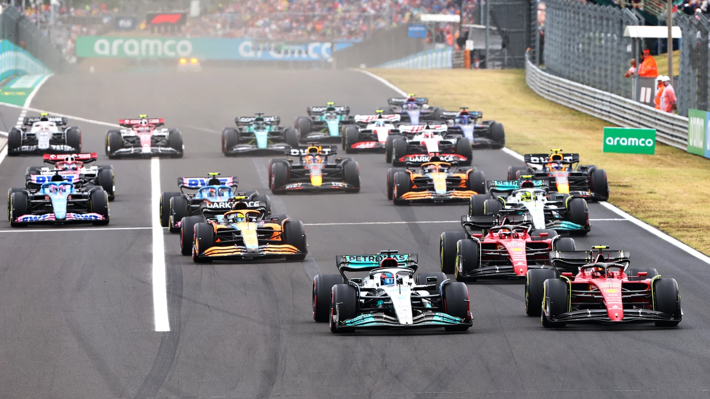 Salida del GP de Hungría 2022 Salida del GP de Hungría 2022