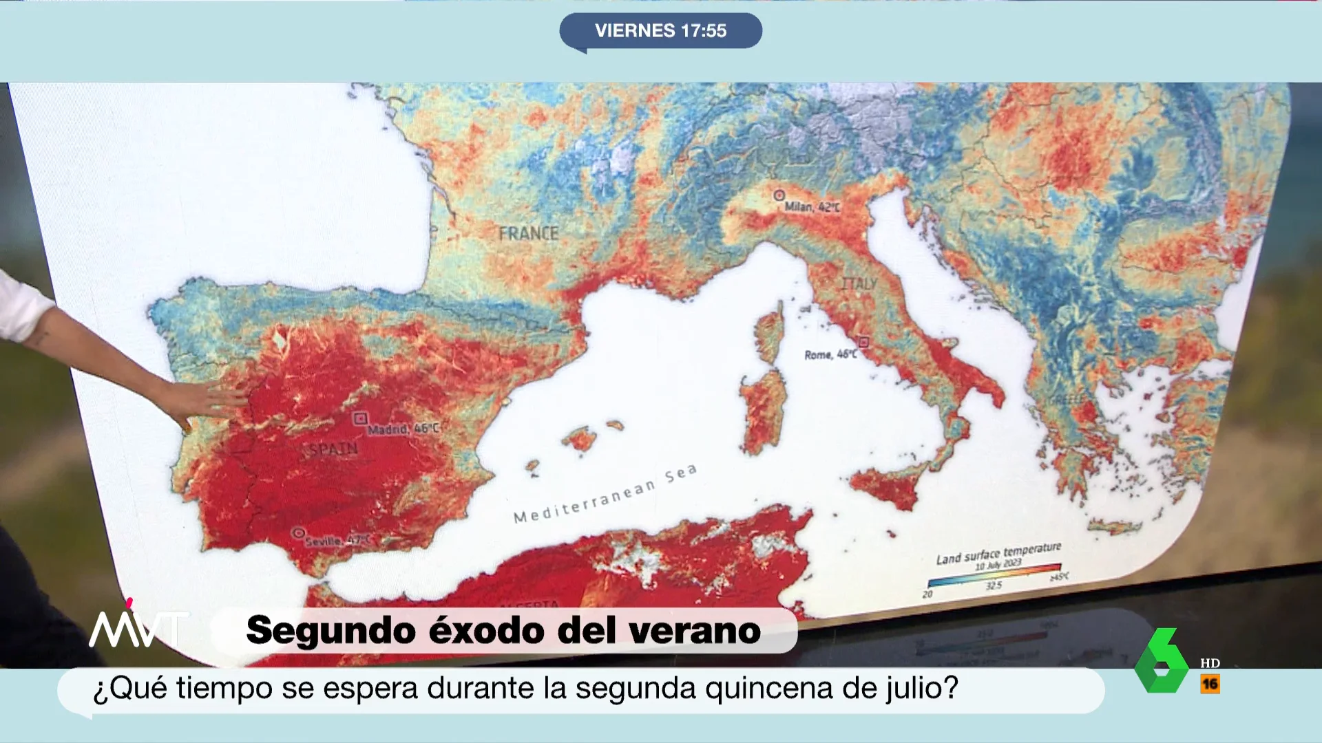 Se avecina una nueva subida de temperaturas a partir del lunes 