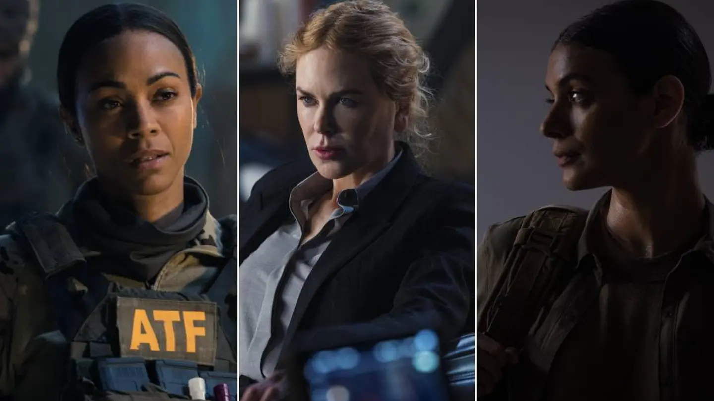 Zoe Saldaña, Nicole Kidman y Laysla de Oliveira protagonizan 'Special Ops: Lioness'. Zoe Saldaña, Nicole Kidman y Laysla de Oliveira protagonizan 'Special Ops: Lioness'.