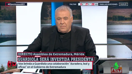 Antonio García Ferreras ARV María Guardiola