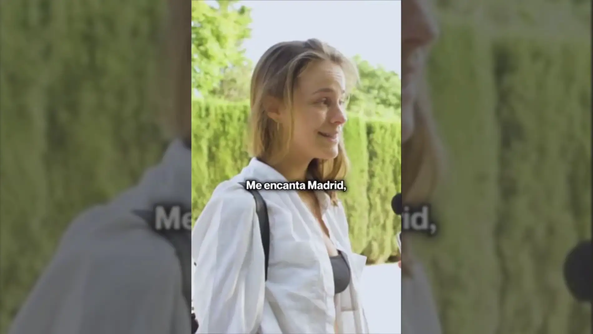 Le preguntan a una turista italiana qué es lo que más le gusta de Madrid y su respuesta se hace viral