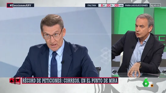 José Luis Rodríguez Zapatero, en Al Rojo Vivo. ARV Zapatero Vox