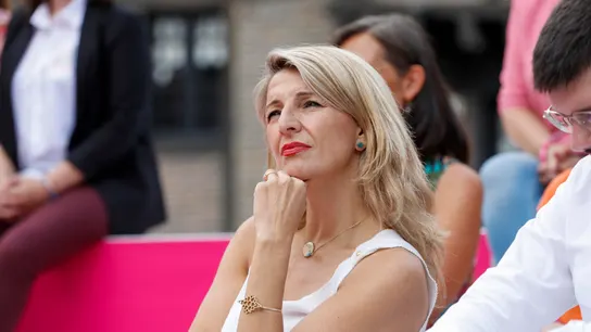 La candidata de Sumar a la Presidencia del Gobierno, Yolanda Díaz.  La candidata de Sumar a la Presidencia del Gobierno, Yolanda Díaz.