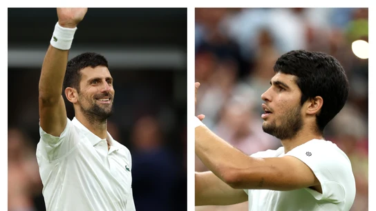 Novak Djokovic y Carlos Alcaraz Novak Djokovic y Carlos Alcaraz