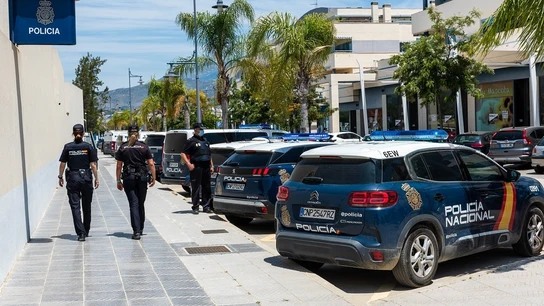 Imagen de archivo de una comisaría de Policía Nacional en Málaga. Imagen de archivo de una comisaría de Policía Nacional en Málaga.