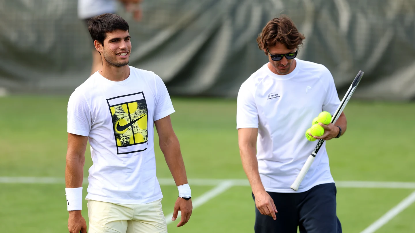 Carlos Alcaraz y Juan Carlos Ferrero Carlos Alcaraz y Juan Carlos Ferrero