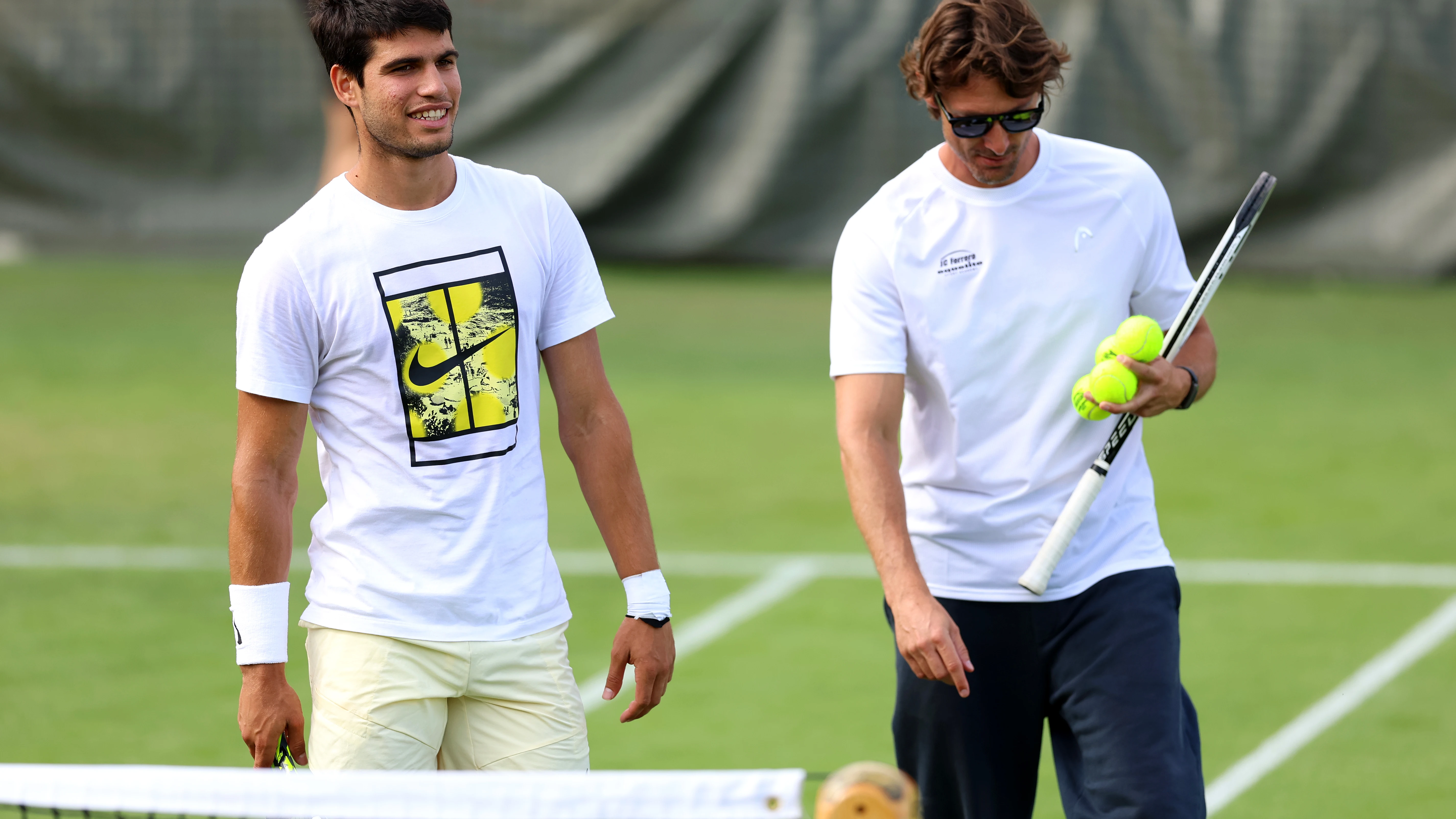 Carlos Alcaraz y Juan Carlos Ferrero