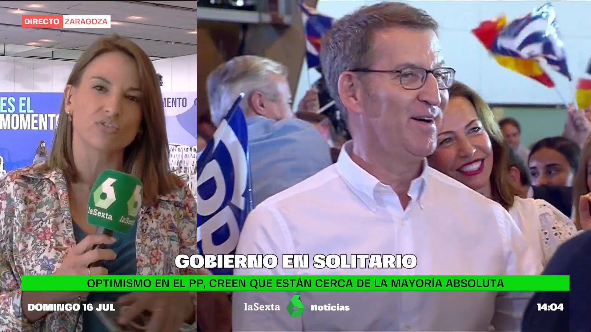 Alberto Núñez Feijóo, líder del Partido Popular. DIRECTOS FEIJÓO