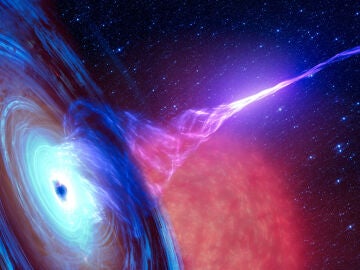 El impactante vídeo que muestra el tamaño inmenso de los agujeros negros