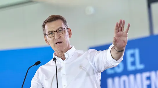 El candidato a la presidencia del Gobierno por el Partido Popular, Alberto Núñez Feijóo. El candidato a la presidencia del Gobierno por el Partido Popular, Alberto Núñez Feijóo.