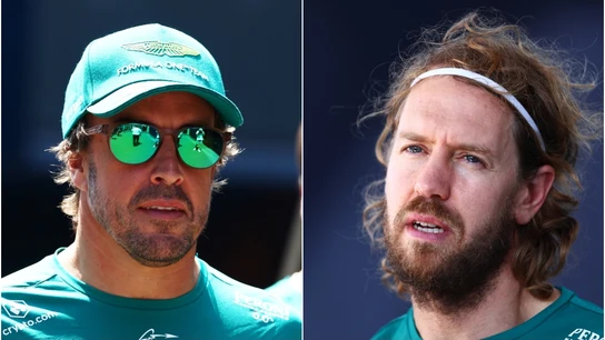 Alonso y Vettel Alonso y Vettel
