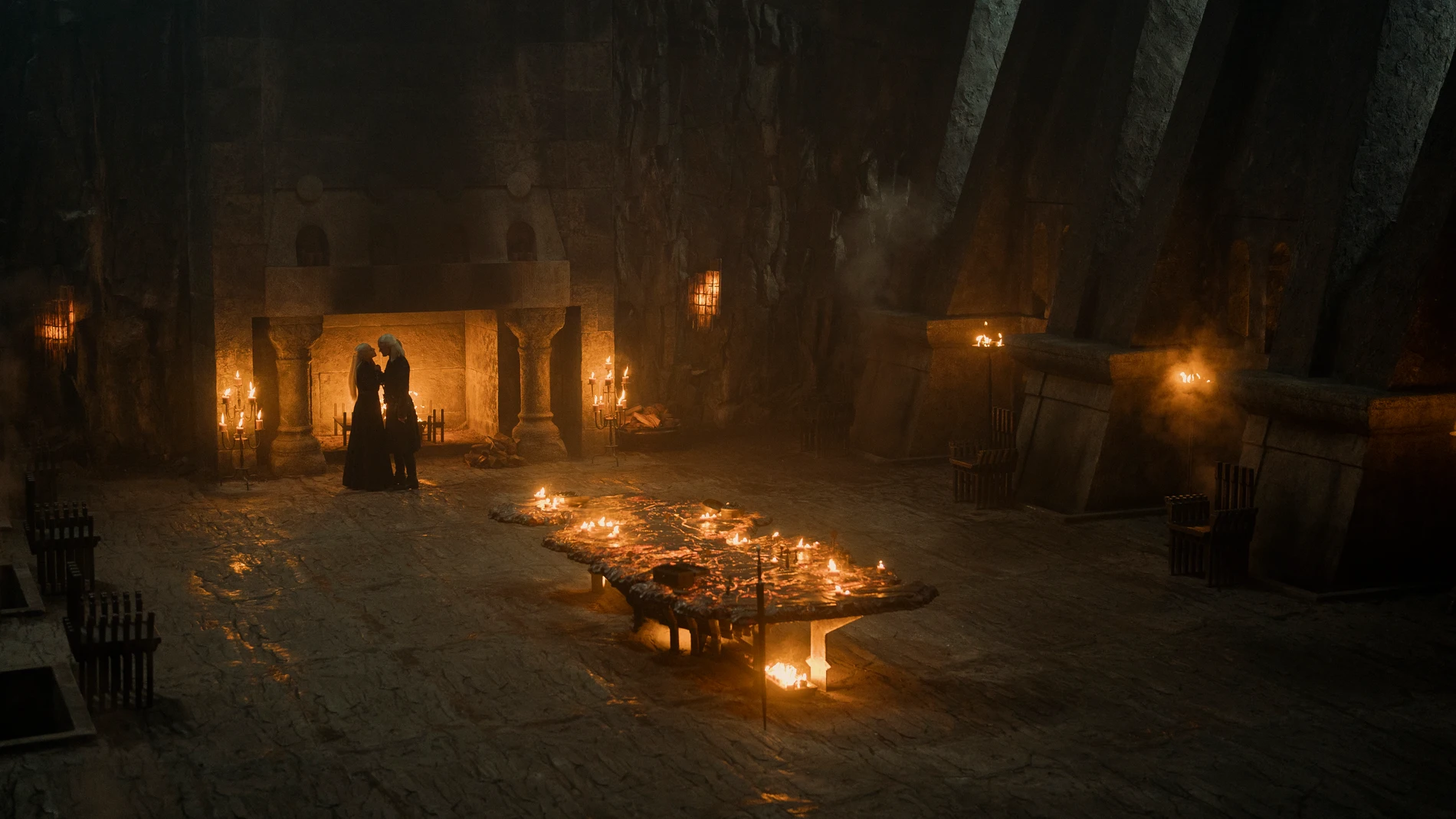 Escena de la primera temporada de ’La casa del dragón’, la precuela de &#39;Juego de tronos&#39;.