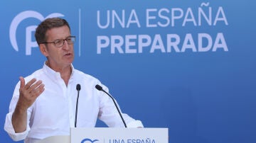 El líder del Partido Popular, Alberto Núñez Feijóo 