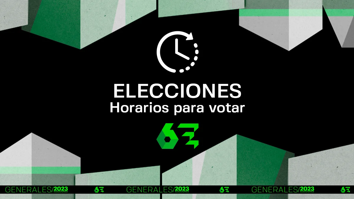 ¿A qué hora abren los colegios para votar en estas elecciones generales?