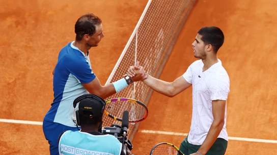 Carlos Alcaraz y Rafa Nadal Carlos Alcaraz y Rafa Nadal