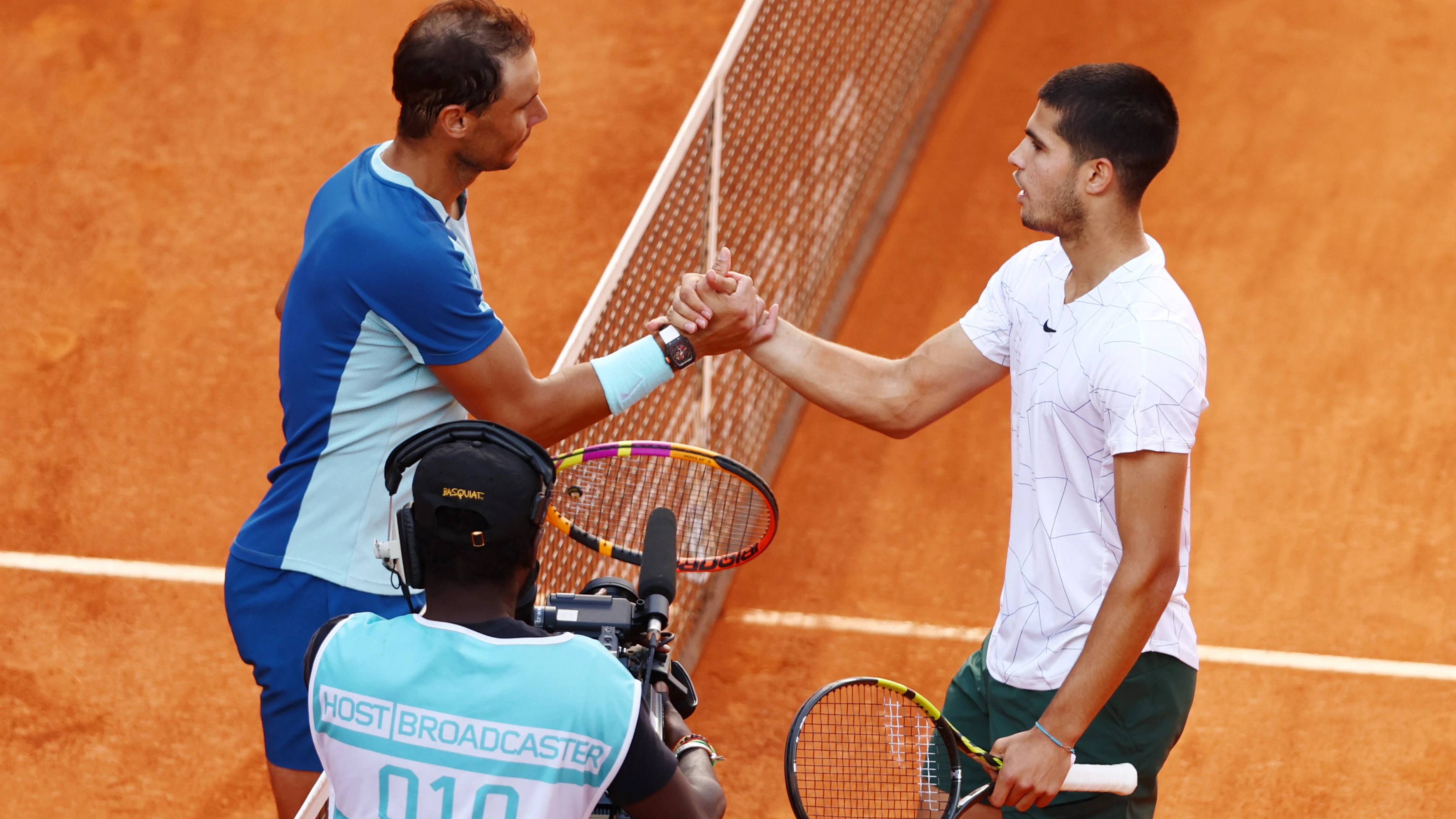 Carlos Alcaraz y Rafa Nadal