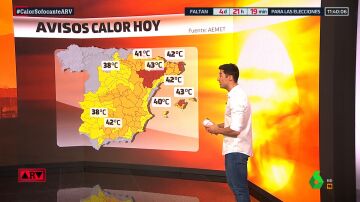 Francisco Cacho explica la previsión meteorológica en Al Rojo Vivo