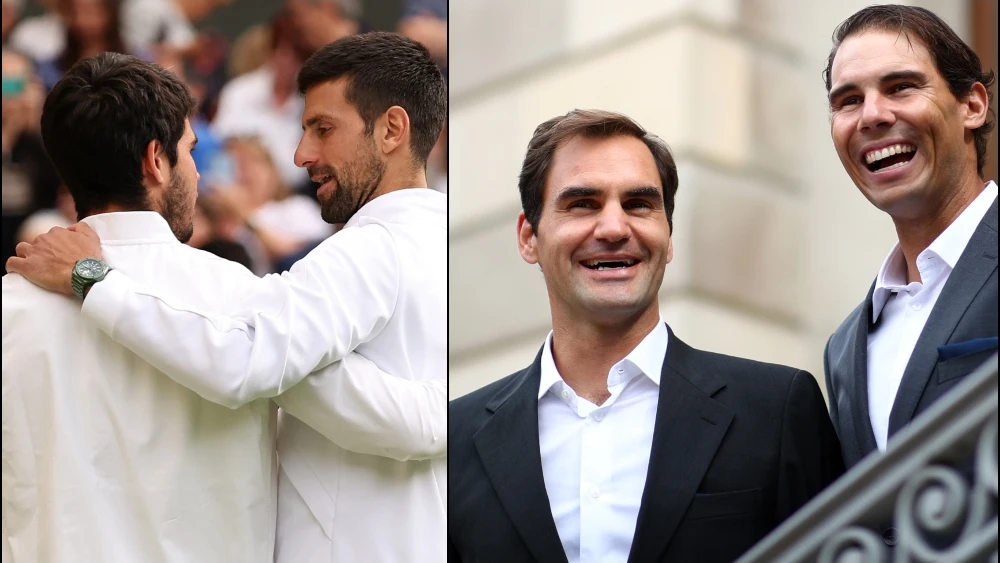 Carlos Alcaraz se une al selecto club de Rafa Nadal y Federer remontando un 6-1 a Djokovic