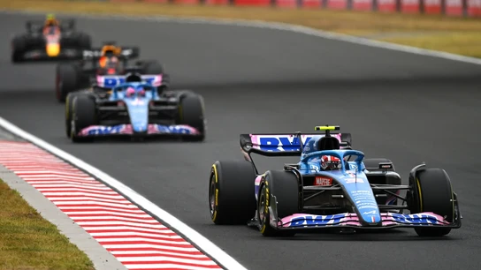 Fernando Alonso y Esteban Ocon en Alpine Fernando Alonso y Esteban Ocon en Alpine