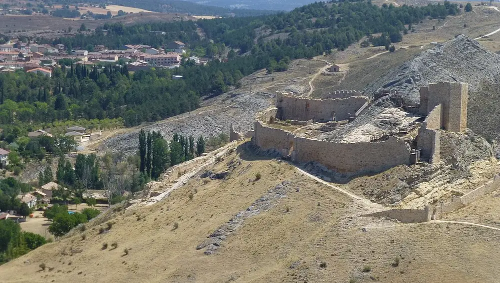Panorámica del Castillo de Osma