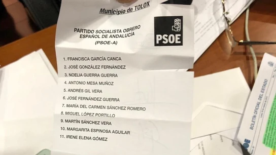Una papeleta rota o alterada debe considerarse voto nulo según la LOREG Una papeleta rota o alterada debe considerarse voto nulo según la LOREG