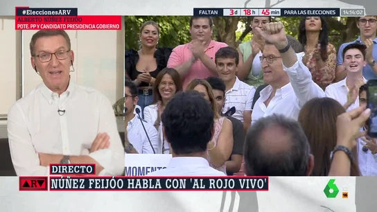 Alberto Núñez Feijóo en Al Rojo Vivo Alberto Núñez Feijóo en Al Rojo Vivo