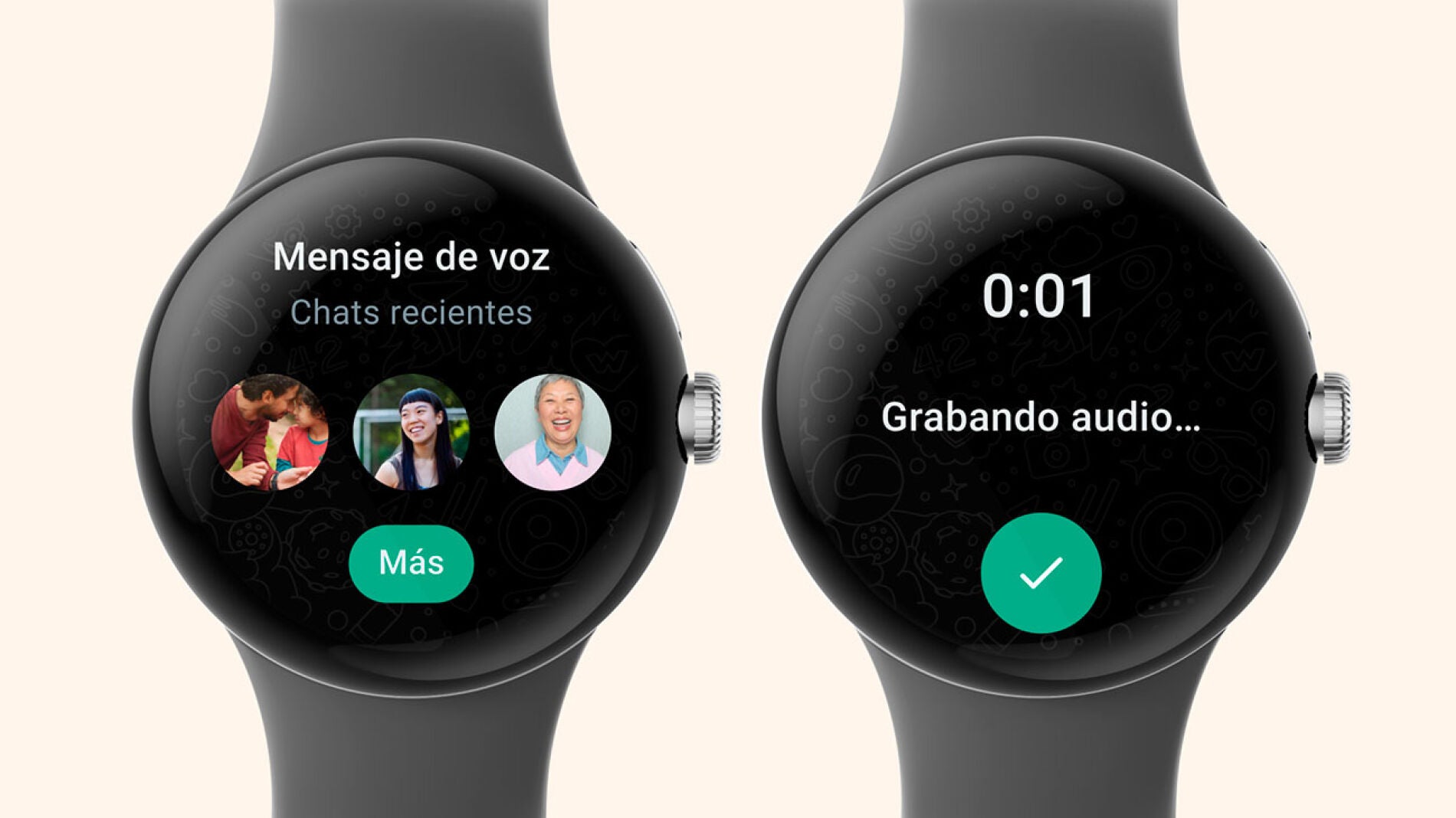 Reloj para recibir whatsapp new arrivals