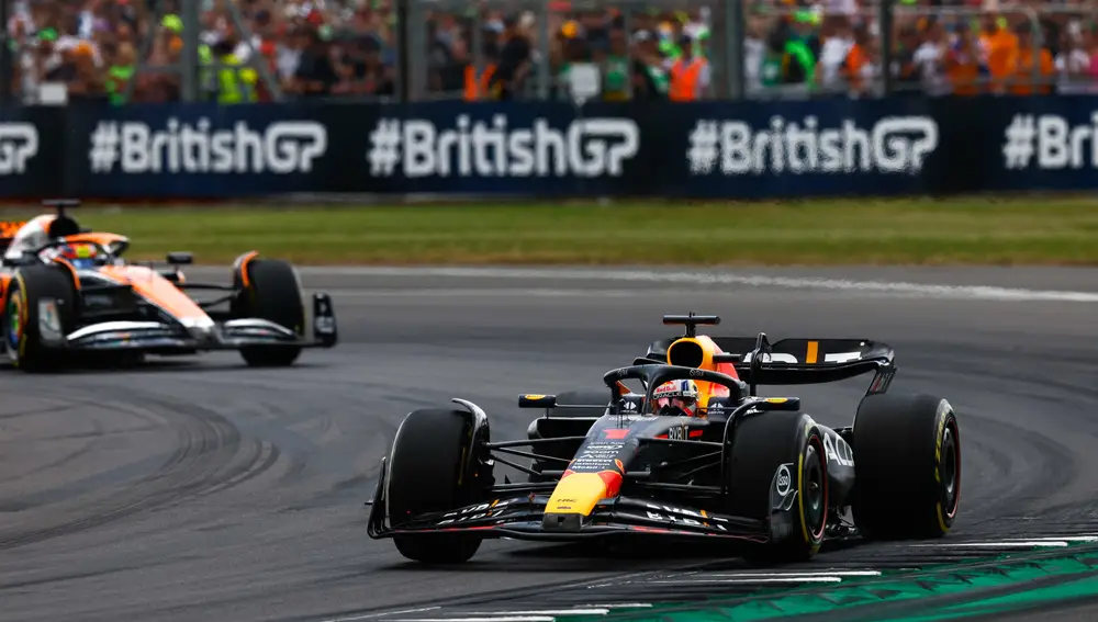 Max Verstappen en el GP de Gran Bretaña 
