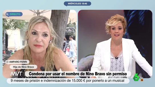 La hija de Nino Bravo celebra la condena por usar el nombre de su padre sin permiso La hija de Nino Bravo celebra la condena por usar el nombre de su padre sin permiso