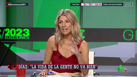 Yolanda Díaz explica en ARV por qué quiere extender la 'herencia universal' a todos los jóvenes Yolanda Díaz explica en ARV por qué quiere extender la 'herencia universal' a todos los jóvenes