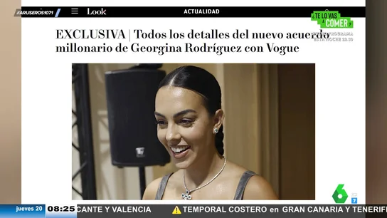 Georgina Rodríguez llega a un acuerdo millonario con Vogue: estos son todos los detalles Georgina Rodríguez llega a un acuerdo millonario con Vogue: estos son todos los detalles