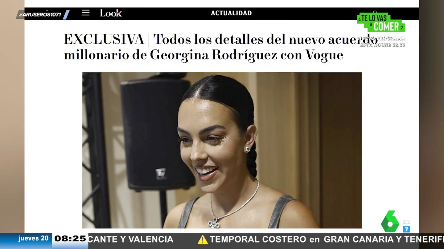 Georgina Rodríguez llega a un acuerdo millonario con Vogue: estos son todos los detalles Georgina Rodríguez llega a un acuerdo millonario con Vogue: estos son todos los detalles