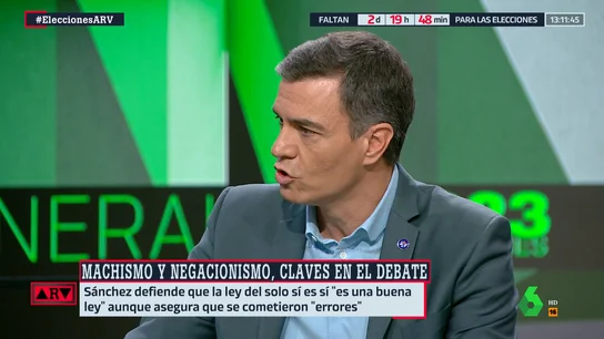 Pedro Sánchez: "PP y Vox comparten un objetivo, la involución, desmontar todo lo que hemos conseguido" Pedro Sánchez: "PP y Vox comparten un objetivo, la involución, desmontar todo lo que hemos conseguido"